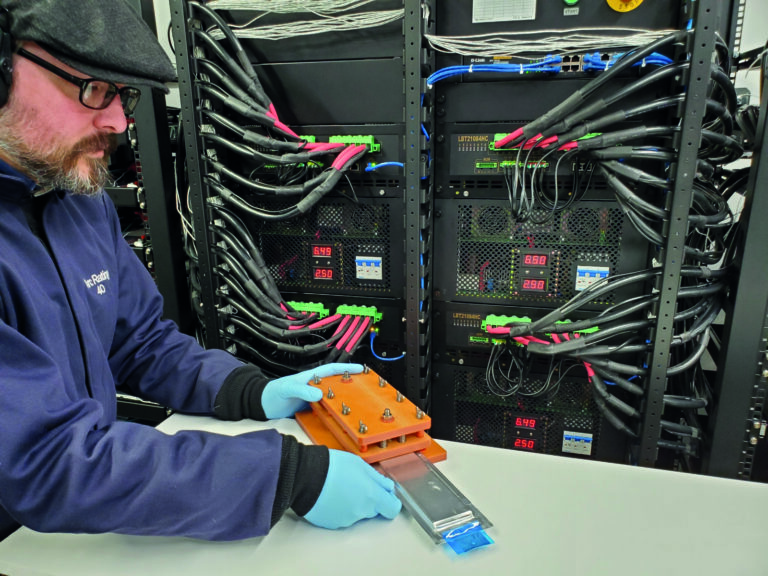 Tests at Lavle’s lab have shown that the company’s full-size large-format battery cells can offer energy density of 420Wh/kg