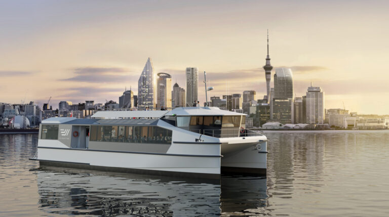 EXPO NEWS: EV Maritime exhibits its electric catamaran platform for ferries.