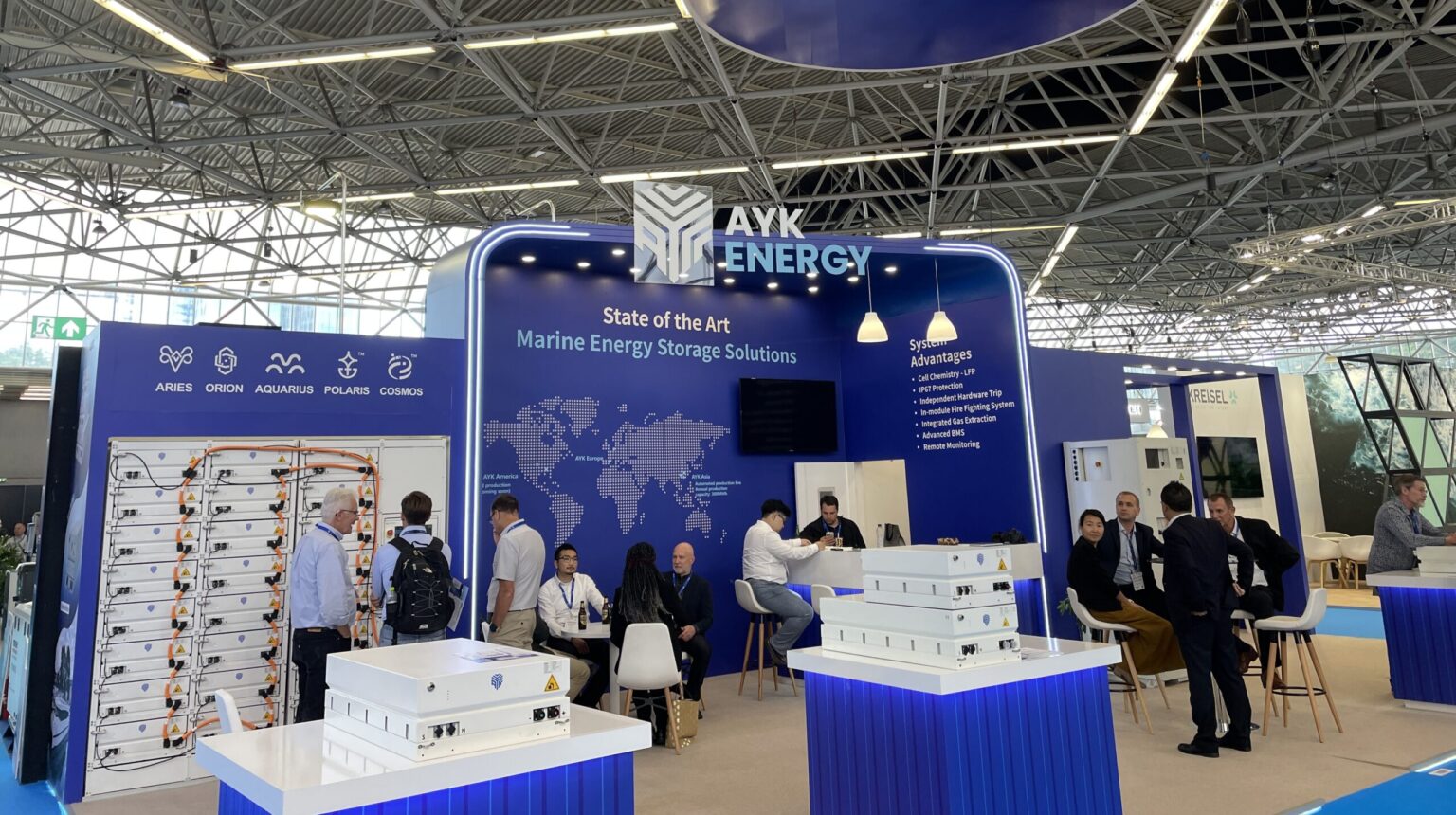 EXPO NEWS Day 3: AYK Energy to build America’s biggest marine battery ...