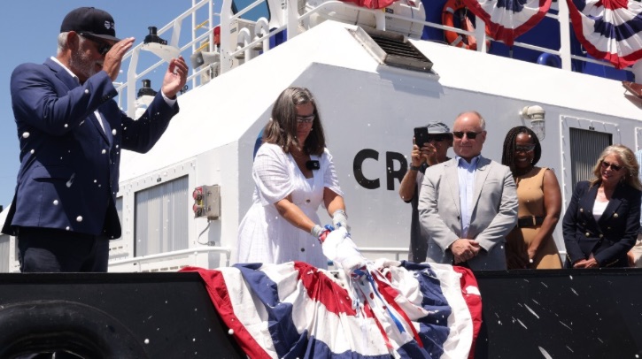 Crowley christens first fully electric tugboat in the USA Crowley has christened what it states to be America's first all-electric ship assist harbor tugboat, the eWolf. The eTug will enter commercial service this week.