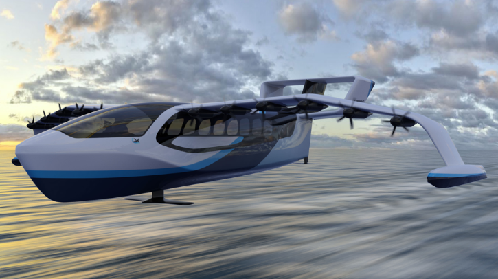 Lloyd’s Register and REGENT partner to certify all-electric seaglider REGENT’s 12-passenger Viceroy seaglider cruises over the sea.