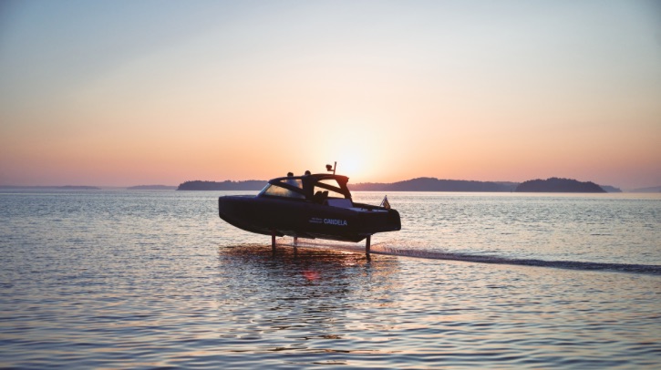 An electric hydrofoiling Candela C-8 has driven between Stockholm and the Finnish autonomous region of Åland, marking the first time an electric boat has crossed the Baltic Sea and made the journey between the two countries.