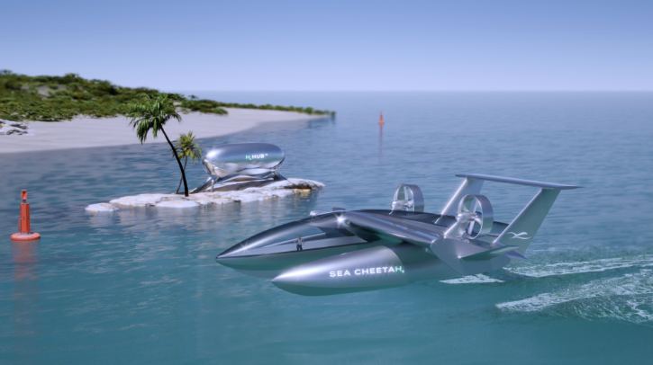 USA-based Sea Cheetah Corporation has entered a strategic partnership with Toulouse-based hydrogen solutions expert H3 Dynamics, to develop what the partners state to be the world’s first hydrogen-electric wing-in-ground effect vessel and an eco-system of fueling points.