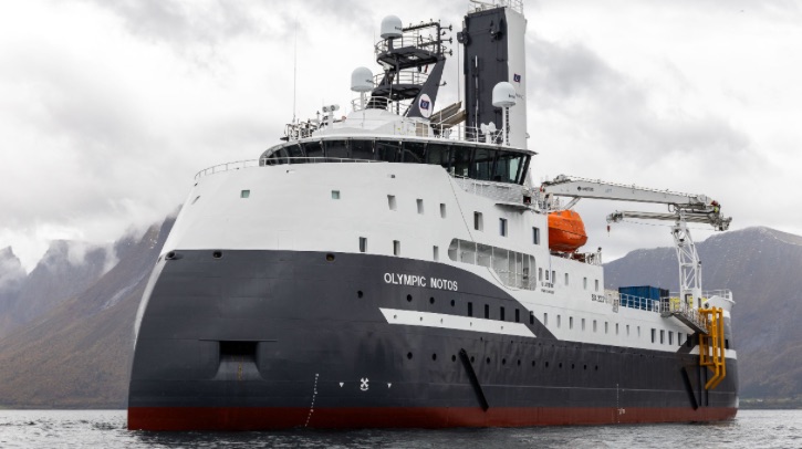 Olympic has taken delivery of the second of two CSOVs (Construction Service Operation Vessels) from Ulstein Verft: the Olympic Notos. The vessel is based on the SX222 design, developed in close collaboration between Ulstein and Olympic.