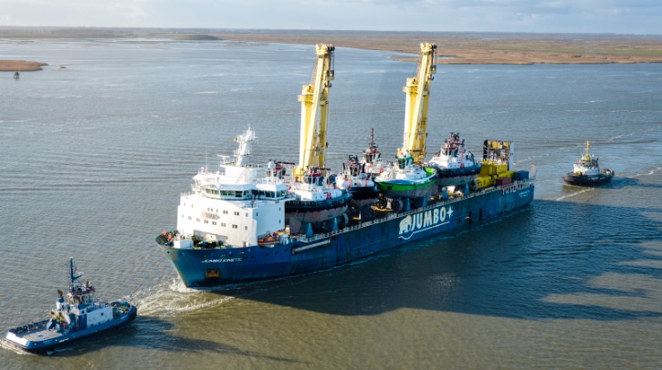 Six energy-efficient tugboats have arrived at the at Port of Antwerp-Bruges, including the electric Volta 1.