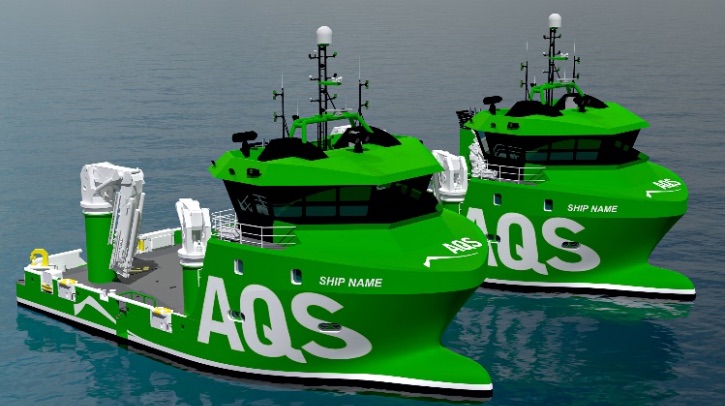 Salthammer shipyard in Vestnes in Norway is building two 30m electric-powered supply ships commissioned by the Norwegian shipping services company AQS Rederi.