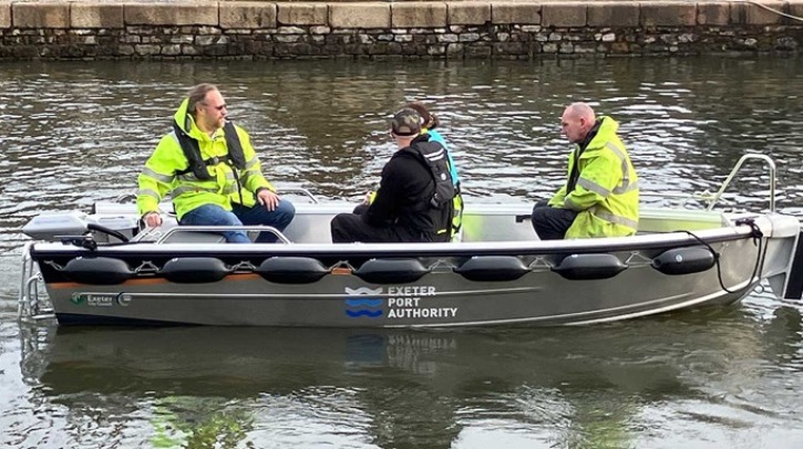 Exeter City Council’s Waterways team has taken delivery of a new electric boat and converted an older vessel to electric power.