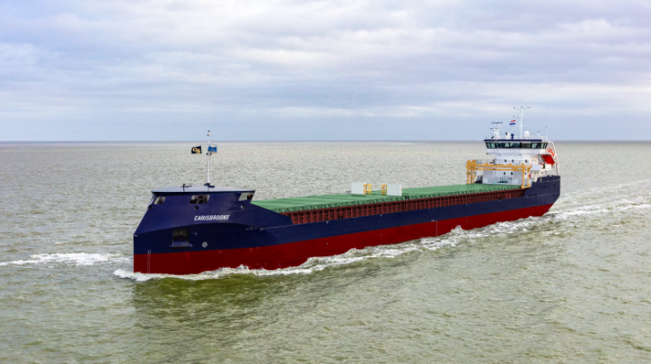 Thecla Bodewes Shipyards has started construction of building number 375, the first of two Labrax 7680 dwt vessels being built for Carisbrooke Shipping.
