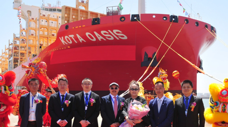 The Kota Oasis – the first 8,200 TEU membrane-type LNG dual-fuel container ship built for Singapore’s Pacific International Lines (PIL) with Lloyd’s Register (LR) providing classification and certification services – has been delivered.