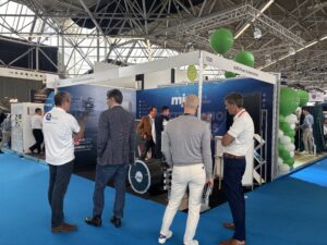 MJR Power & Automation is showcasing offshore charging systems ranging from 0.5MW to 8MW.