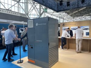 PowerCell is showcasing its Marine System 225, a compact and scalable 225kW hydrogen fuel cell system designed for marine use.