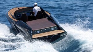 Porsche sports boat sets speed record at Monaco Energy Boat Challenge.