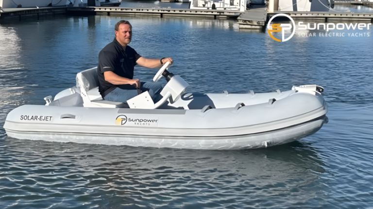 First fully solar-charged e-jet tender launched by Sunpower