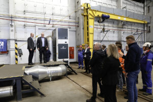 Construction of seven CMAL electric ferries underway after steel cutting ceremony.