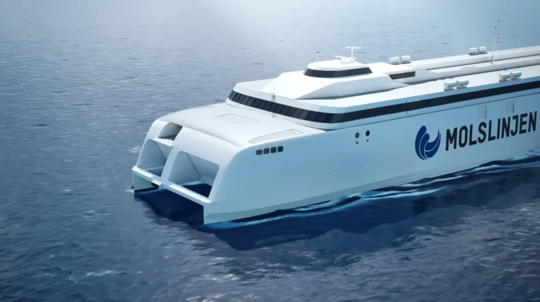 Incat, Wärtsilä and Molslinjen highlight large-scale electric ferry project.